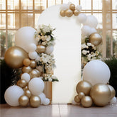 Lofaris Solid White Arch Cover for Party  Decor
